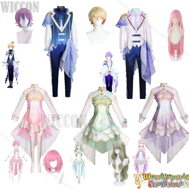 

2025 Project Sekai WS Lukkaa Kamishiro Rui Otori Emu Cosplay Kusanagi Nene Tenma Tsukasa Outfit PJSK Game Uniform Diva Team Suit
