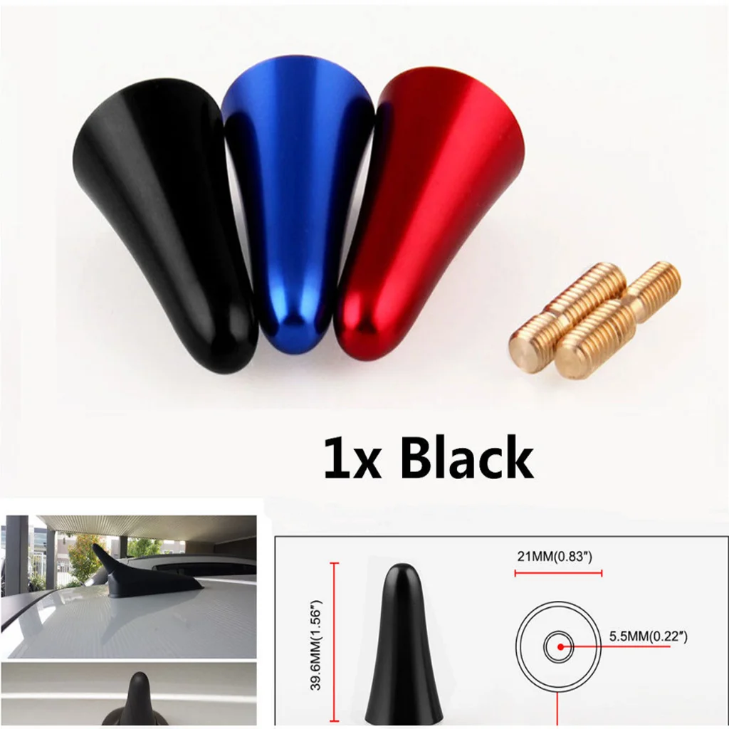 Automatic Antenna Aerial Kit Reinforced Aluminum Short Mast Car Antenna High Strength Signal for Outdoor Vehicle Use
