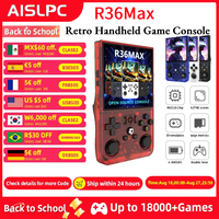 AISLPC R36MAX Retro Handheld Console - 64/128GB Lag-free Emulation 18000+ Games 4.0\