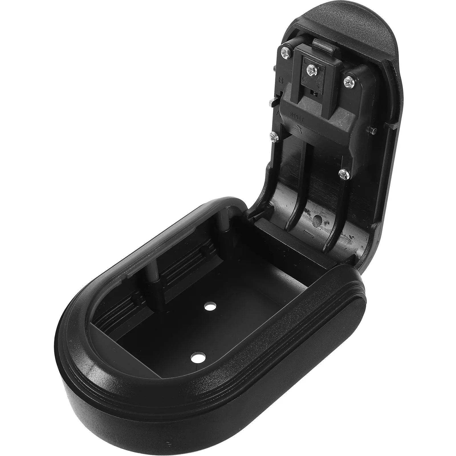 Outdoor Key Lock Box Wall Mounted Plastic Security Lock Box with Resettable Combination Code for Spare Keys Hidden Key Hider