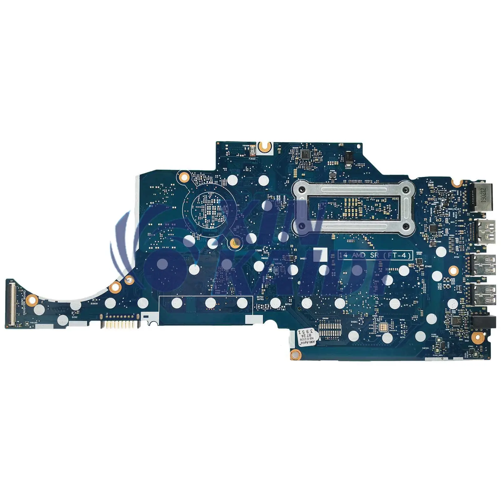 Laptop-Mainboard für HP 14-dk 14s-dk 245-g8 L46705-601 6050 a3063701 am9425 Notebook-Motherboard a4 a6 a9 CPU 100% getestet