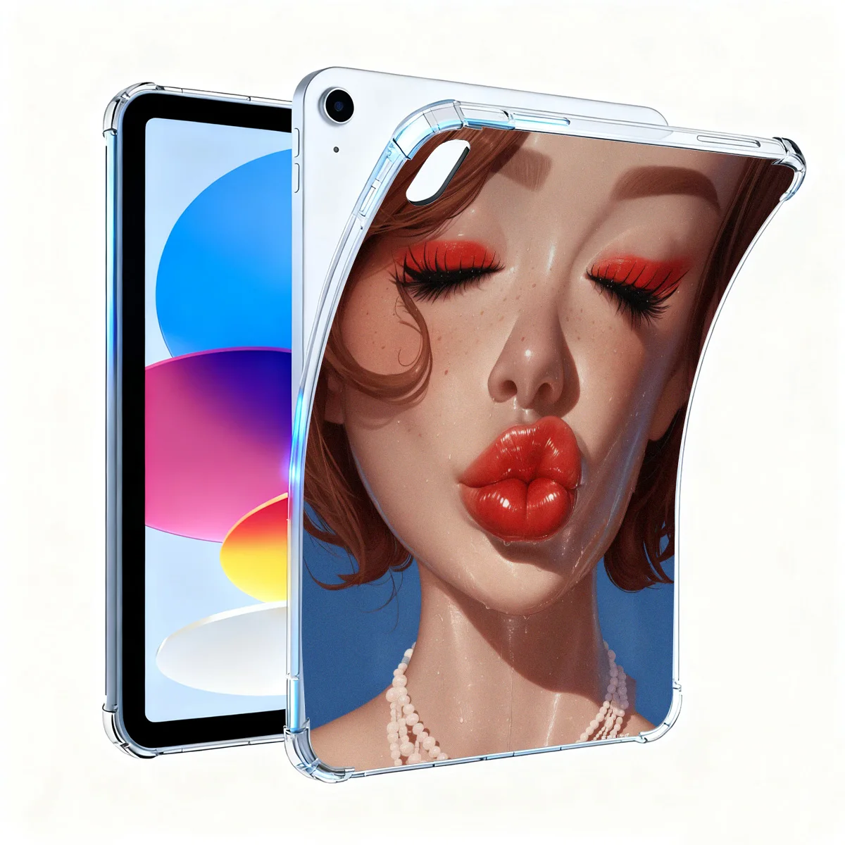 جرافيتي مضحكة لجهاز iPad Pro 11 2024 2022 2021 For Air 6 5 4 3 10th 10.9 7th 10.2-10.5 Mini 6 9.7 بوصة حافظة حماية ناعمة للكمبيوتر اللوحي #4