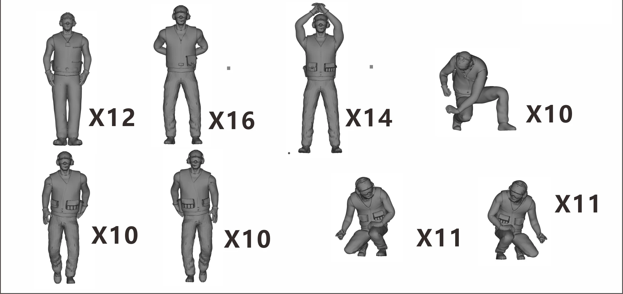 

Миниатюрный Супер Мини полимер 1/350 современный airccraftrier земляной экипаж 3