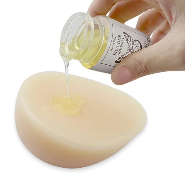 Klej silikonowy do crossdressingu, wodoodporny, specjalny do przyklejania do skóry, niewidoczny, do sztucznych silikonowych protez piersi, 50 ml