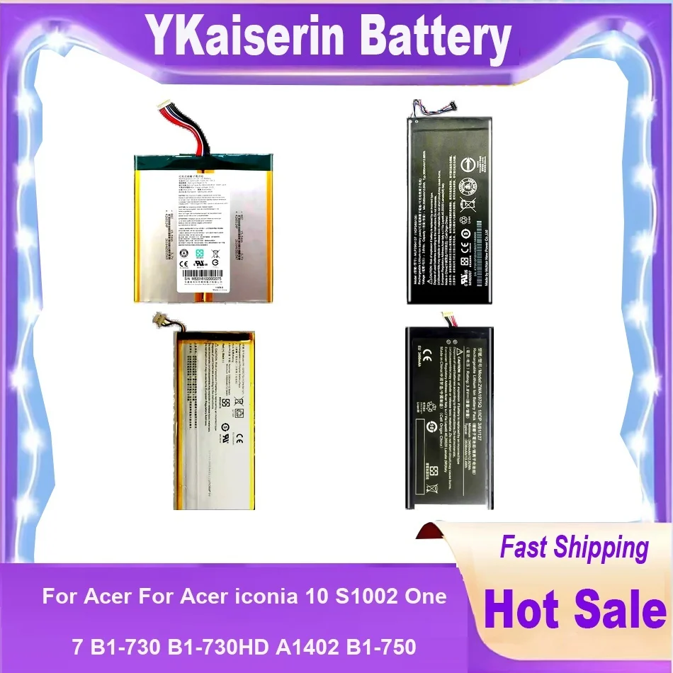 MLP2964137 AP14E8K 4260124P Tablet Battery For Acer Iconia 10 S1002 One 7 B1-730 B1-730HD A1402 B1-750 High Quality Bateria + NO
