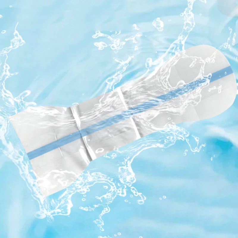 Protective Hygienic Liners Adhesive For Swimwear Women Waterproof Panti Liner Swimming Private Patches Prevent Dirts Skin