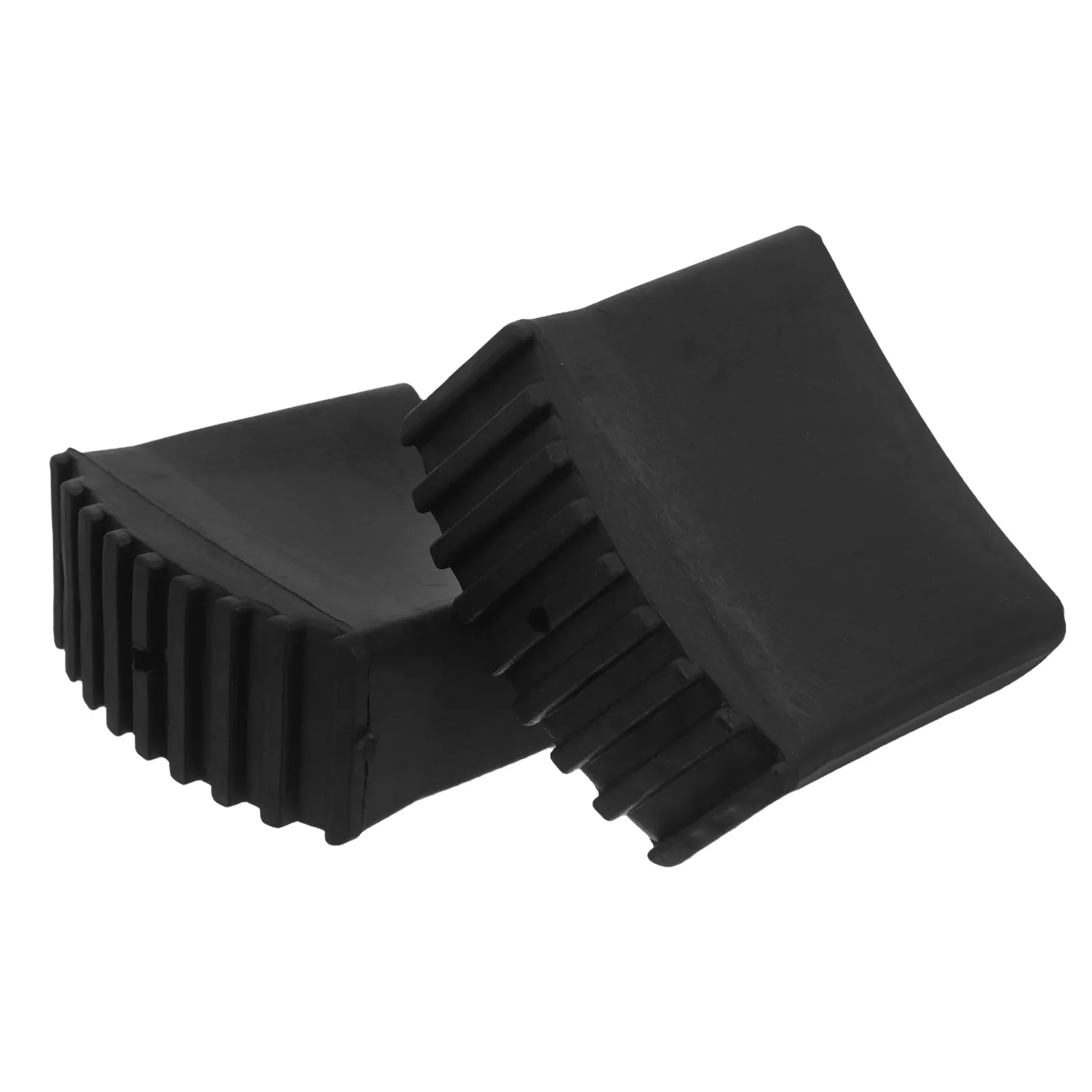 2pcs Ladder Foot Cover Rubber Feet Sleeve Black Cushion Protector Replacement AntiSlip Mat For Extension Step