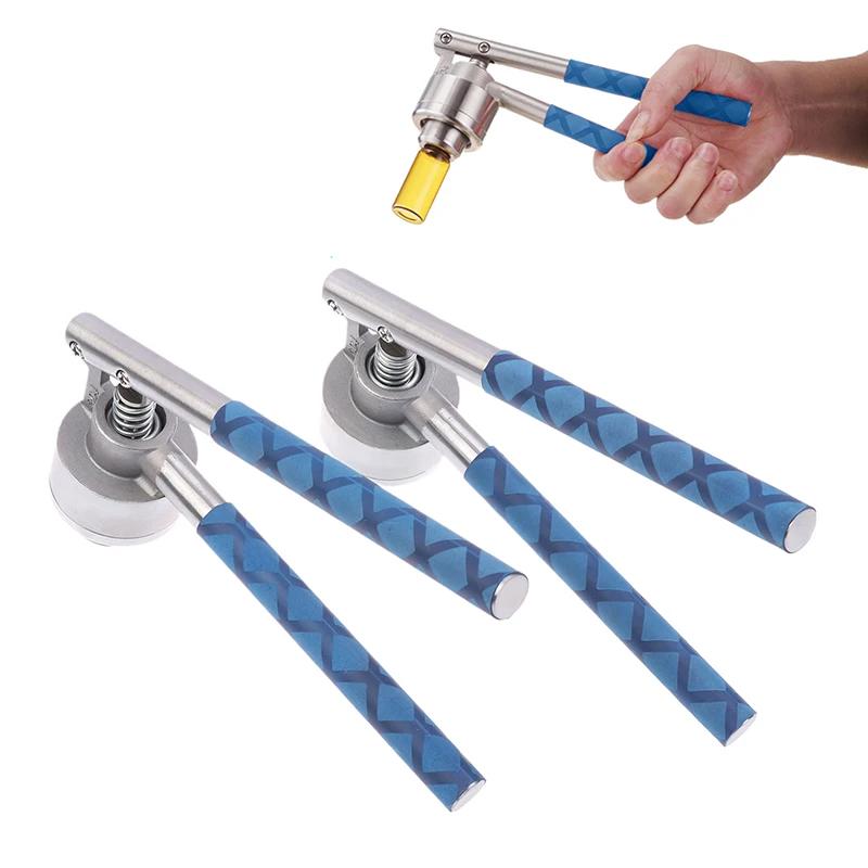 Vial Crimper Handheld Perfume Spray Bottle Crimper Glass Bottle Sealing Machine Capper Bottle Cap Crimping Tools 13/15/20mm