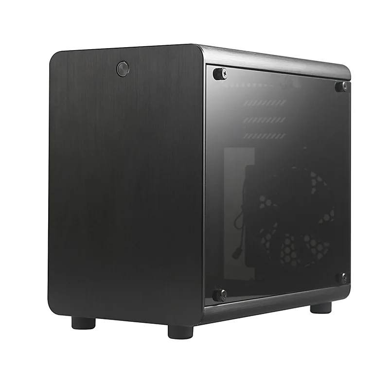

SKTC Q2 all-aluminum water-cooled ITX chassis, supports 120 cold row/ATX power supply/160mm air cooling