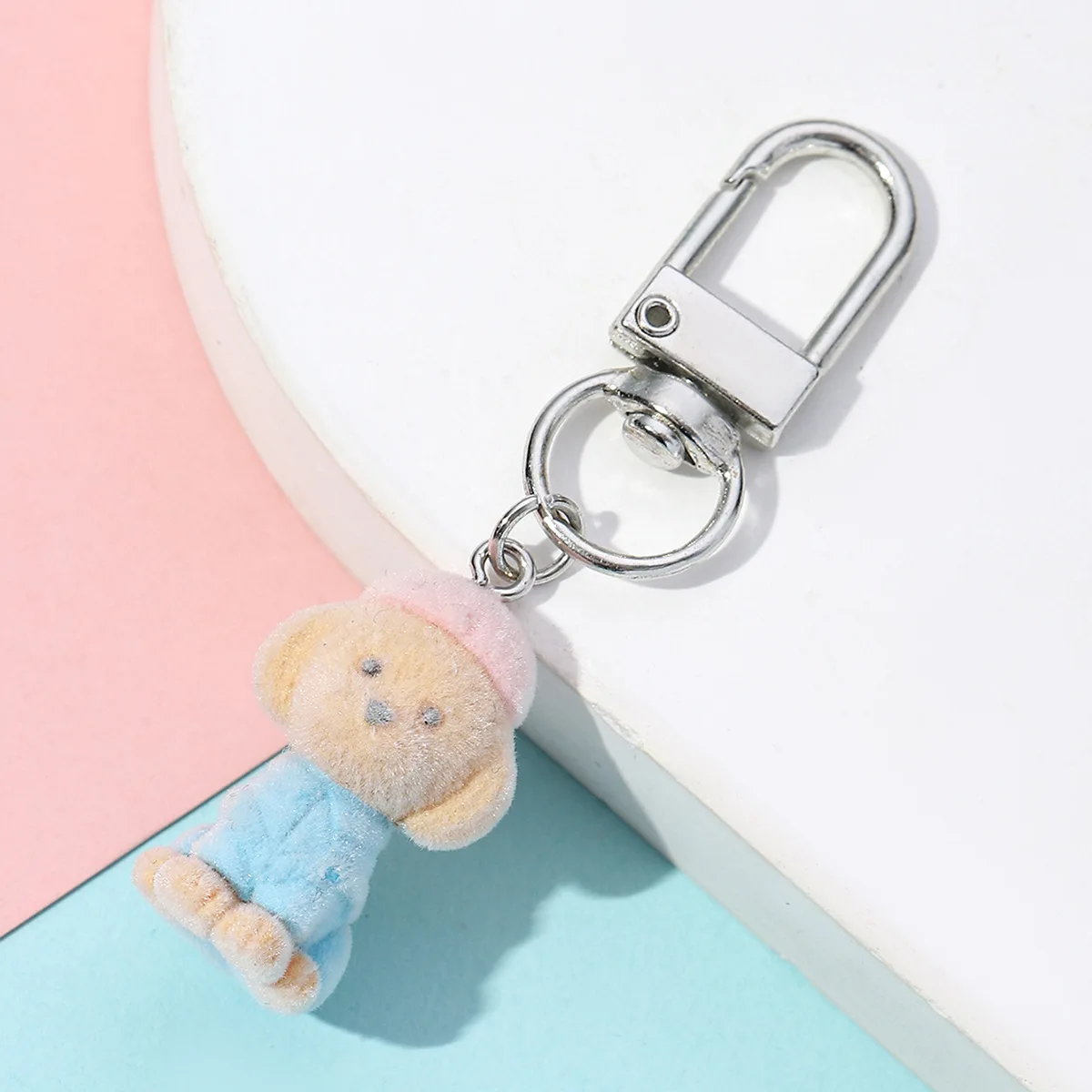 Cute Japanese Sweet Plush Keychain Cartoon Animal Koala Keyring Cartoon Plush Keychain Pendant Backpack Bag Pendant Kids Gift