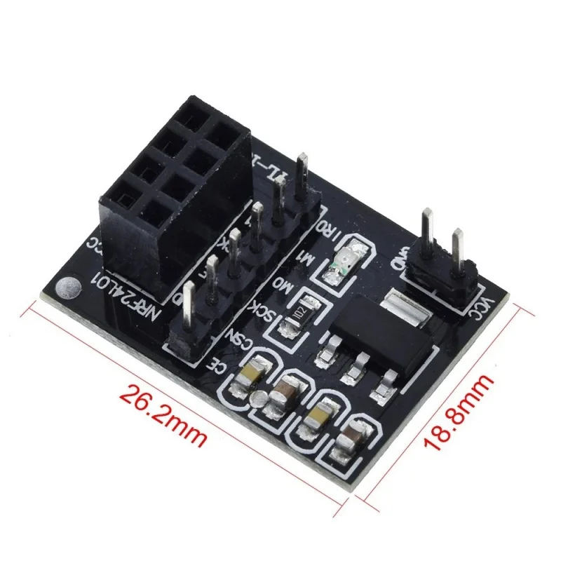 Scheda adattatore modulo wireless 3,3 V che supporta robot per auto con utilizzo modulo wireless 24L01