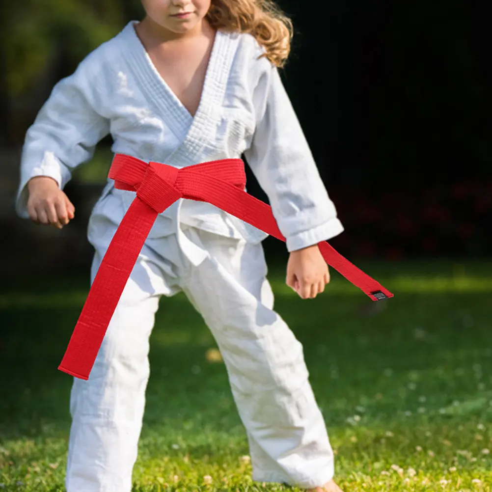 Martial Arts Belts 3 Pack Cotton Lightweight Washable Colorfast Karate Taekwondo Training Belts for All Ranks