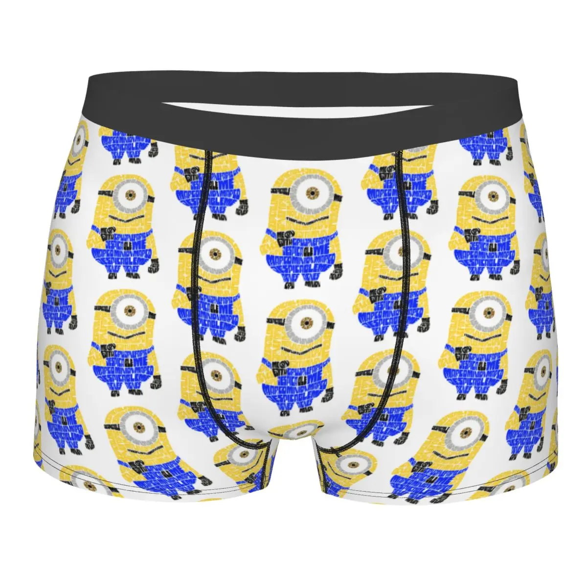 

Мужские трусы-боксеры с принтом аниме-персонажей M-Minions, забавные трусы-шорты