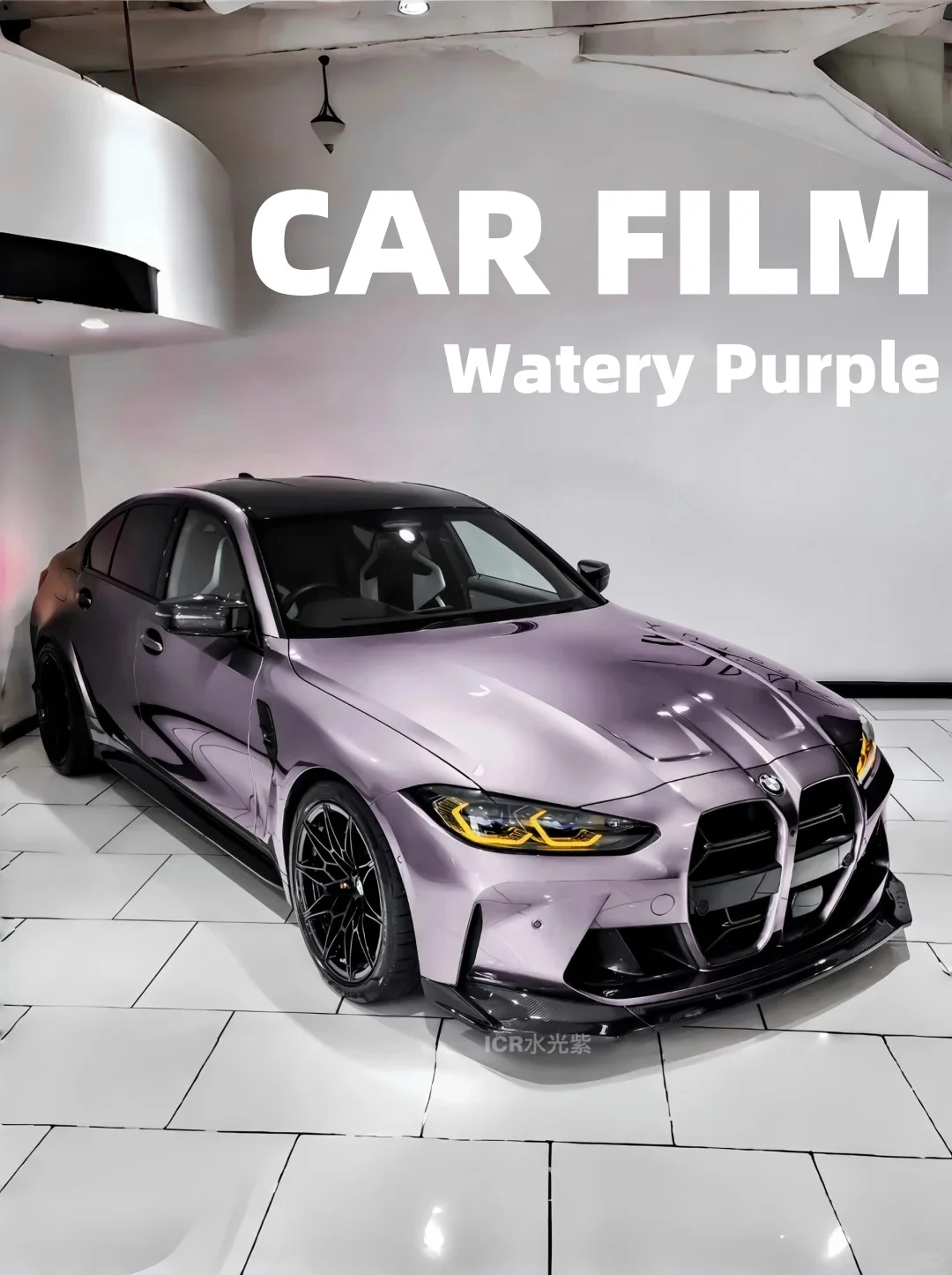 Watery purple Full Roll Colors Car Wrapping Vinyl Cars Accessories High Quality Full vehicle coverage All Models Anti-scratch