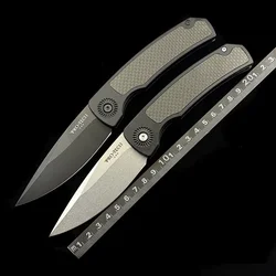 PROTECH BR-2 T6 aluminum inlaid carbon fiber handle outdoor tactical hunting self-defense multi-purpose EDC pocket folding knife