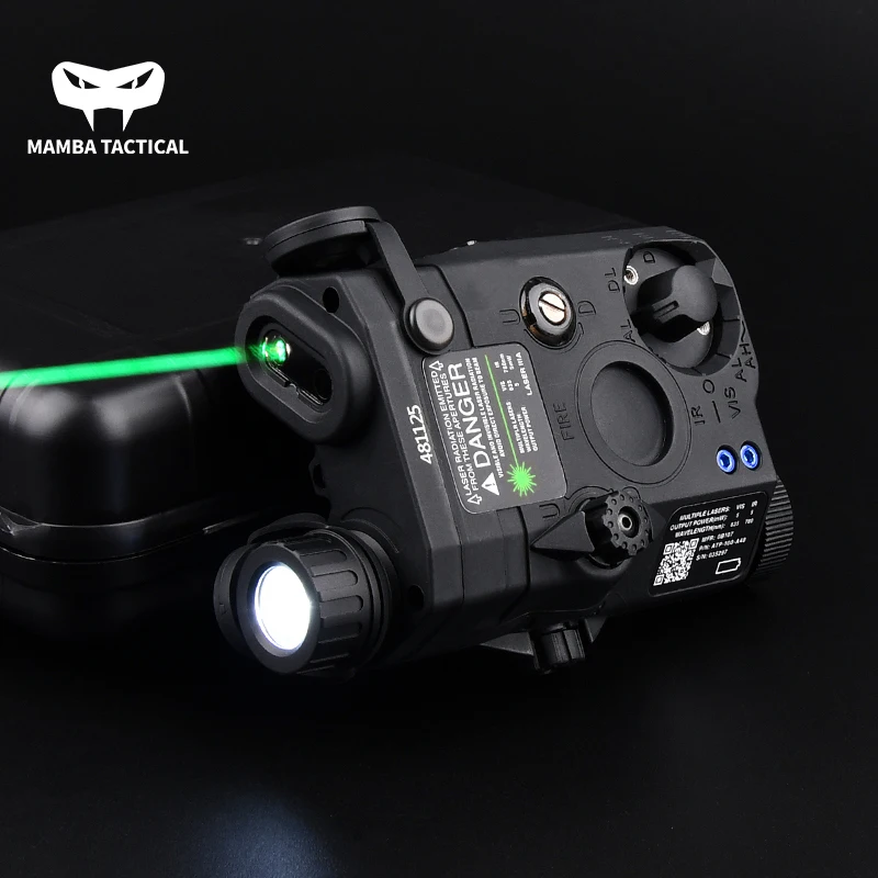 

Tactical PEQ 15 LA-5C Green Laser+Flashlight+White Light Strobe Red Dot Laser Indicator Fit 20mm Picatinny Rail Airsoft Hunting