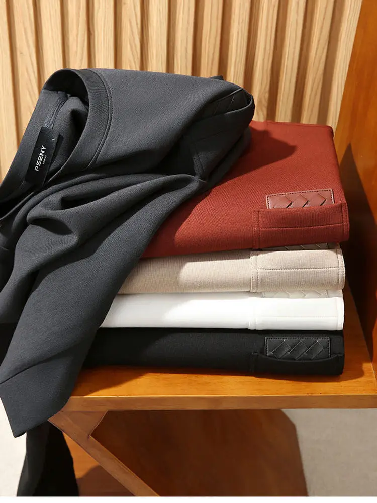 

Удобный дышащий мужской повседневный свитшот с круглым вырезом из модной городской ткани Air Layer для весенне-осеннего сезона