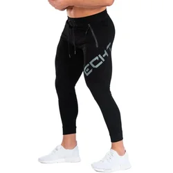 Pantaloni della tuta neri da palestra pantaloni Skinny pantaloni Casual da uomo pantaloni sportivi da allenamento in cotone per allenamento Fitness maschile pantaloni sportivi autunnali