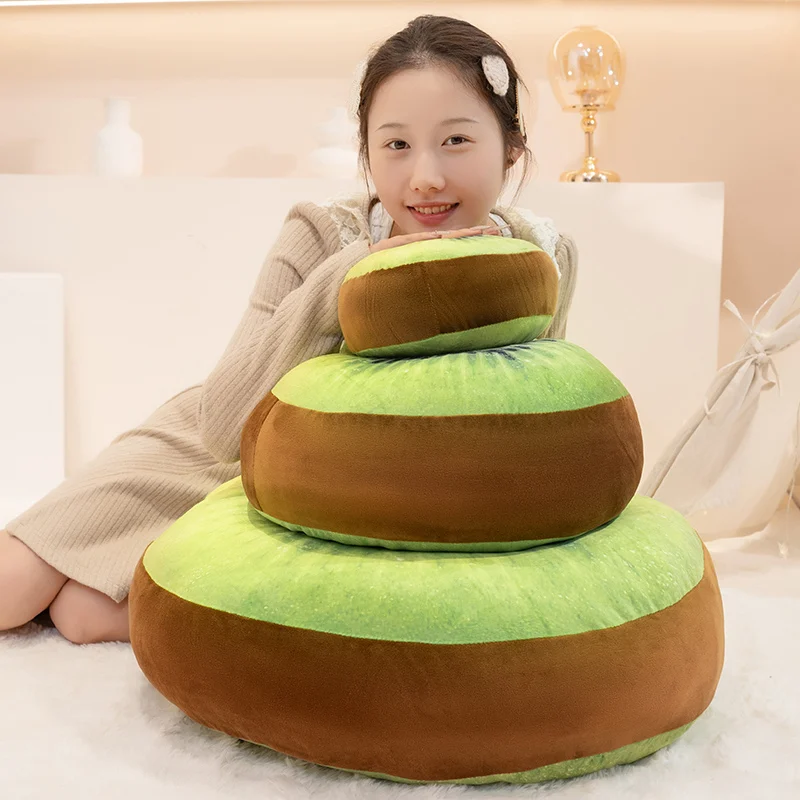 20-60 سنتيمتر Kawai الكرتون محاكاة أنيمي الكيوي الفاكهة ملء لعبة متعددة الوظائف الكيوي وسادة وسادة دمية الأطفال هدية #4