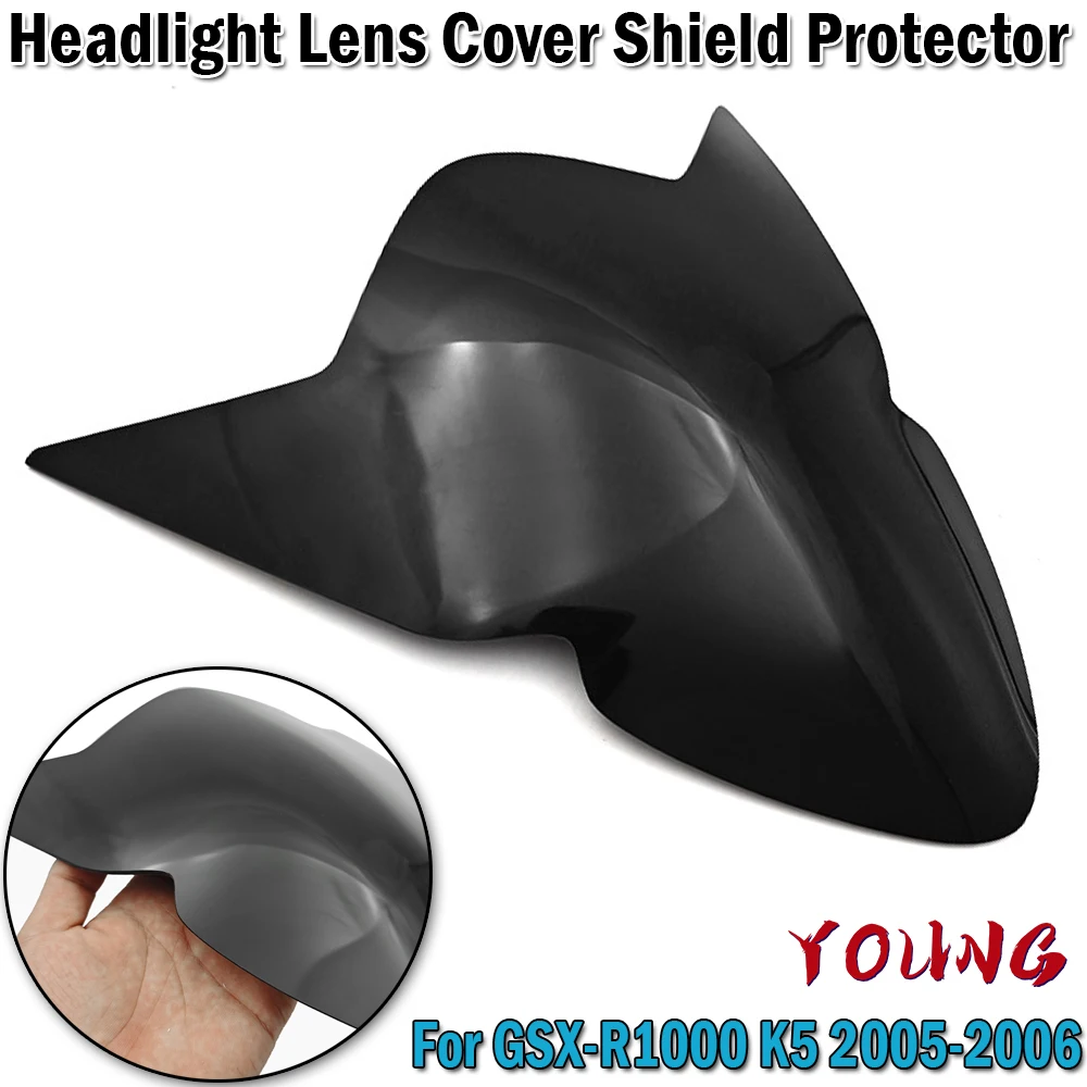 Motorcycle Headlight Lens Cover Shield Protector Screen Guard Fit For Suzuki GSX-R 1000 k5 K5 GSXR 1000 2005-2006