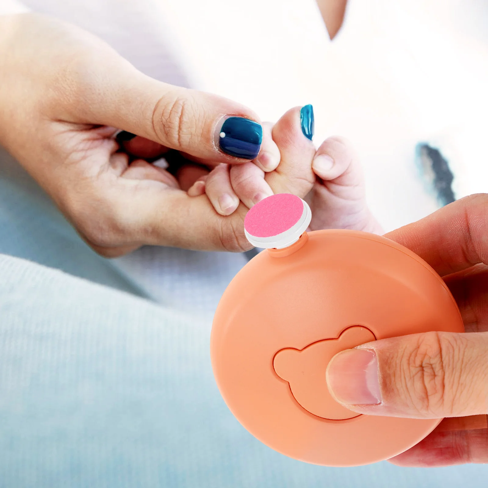 

12pcs File Replacement Heads Grinder Pads Trimmer Accessories Safe Polishing Grinding Tool For Care Visual