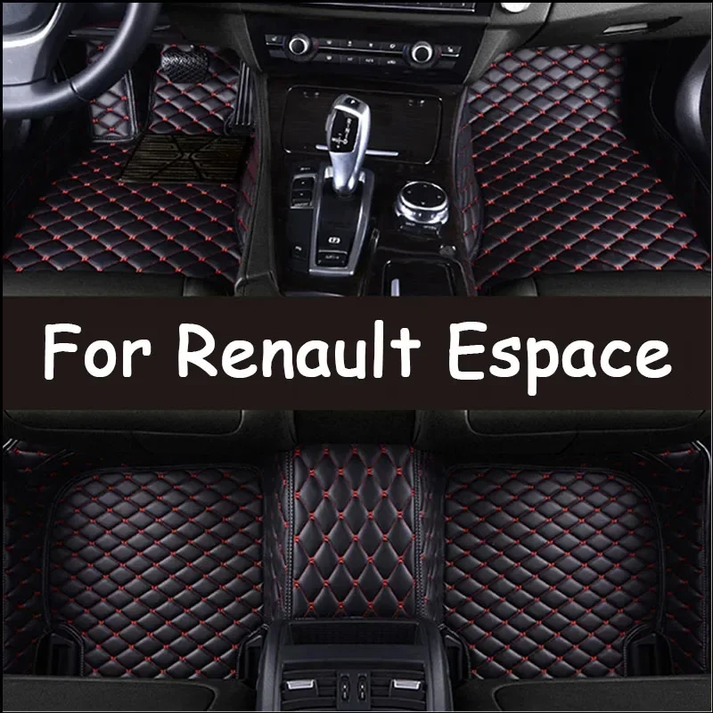 

Пользовательские 3D автомобильные коврики для Renault Espace 2018-2022 Captur Talisman Laguna, аксессуары для интерьера, искусственная кожа 0529