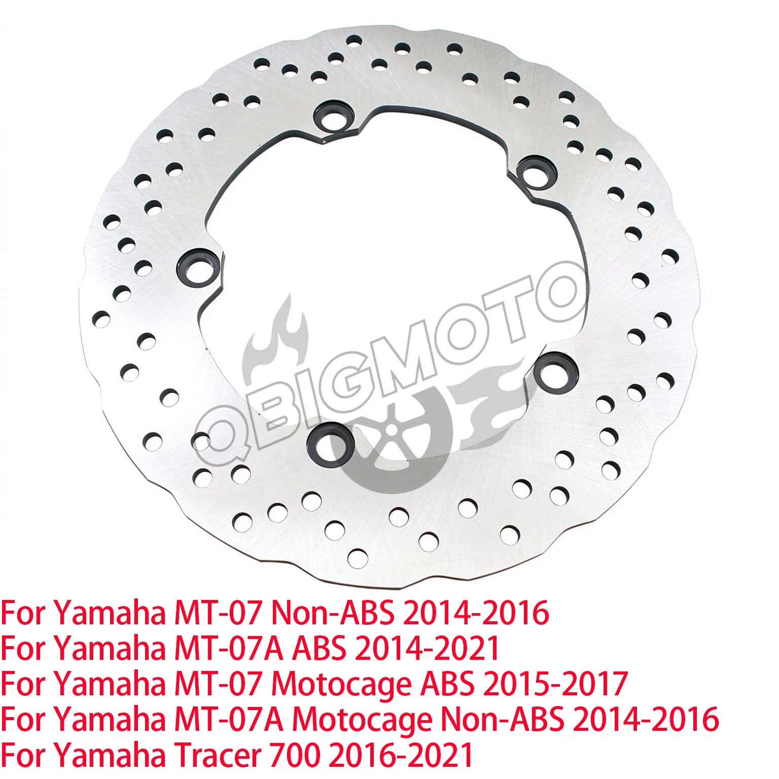 MT07 2021 Motorcycle Rear Brake Disc Rotor For Yamaha MT-07A Motocage ABS 2014-2020 Tracer 700 XSR700 ABS XT700Z Tenere MT09