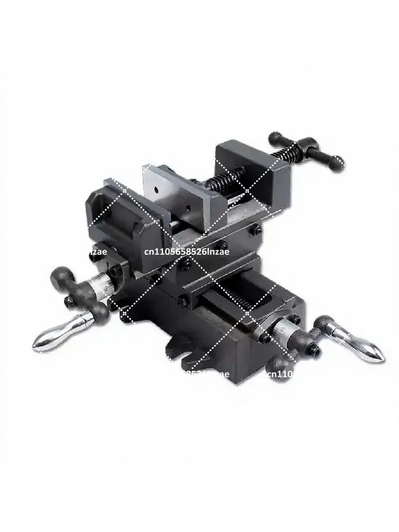 3 Inch Precision Cross Vise Heavy Duty Two-Way Mobile Work Bench for Drilling Milling