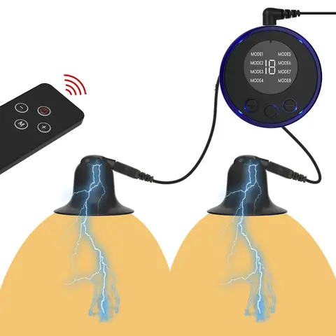 Electric Shock Nipples Clamps Breast Stimulation Metal Labium Clitoris Clips Slave Bdsm Bondage Chest Massage Bdsm Sex Toys 18+