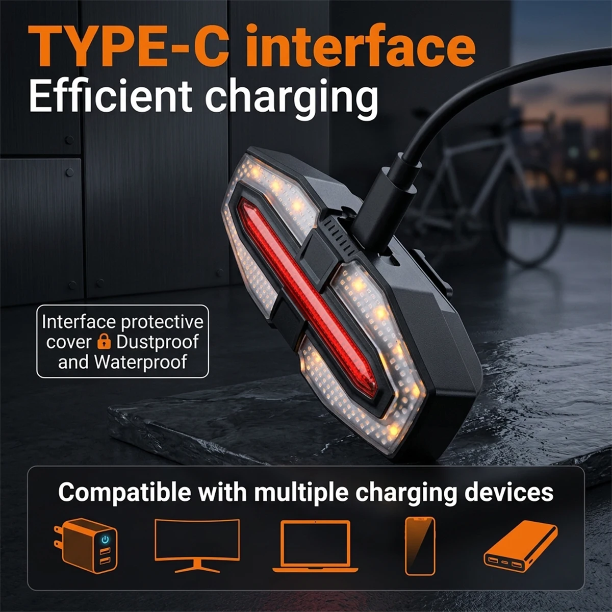 ไฟท้ายจักรยานพร้อมไฟเลี้ยว ควบ - Turn Signal Bike Light Wireless Remote บทวิจารณ์และราคา
