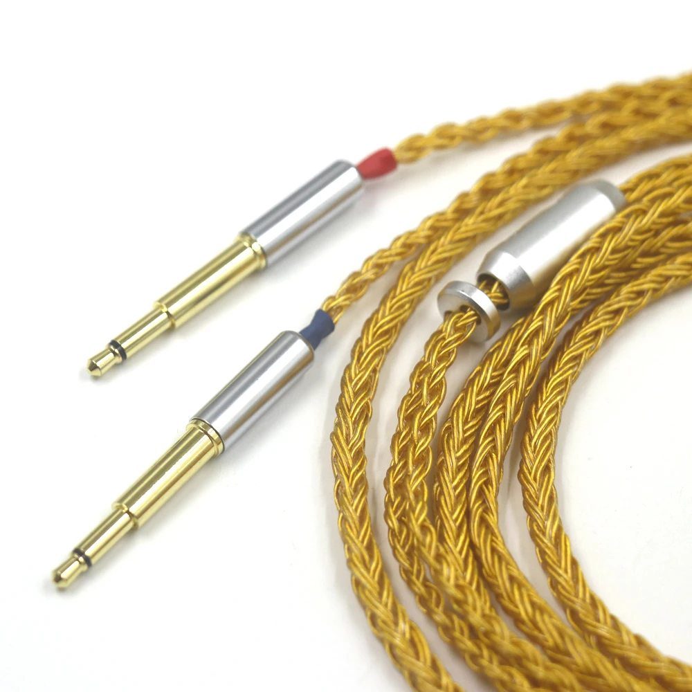 16 Core 24k Gold Plated Earphone Cable Upgrade Balanced XLR 2.5/4.4mm For Meze 99 Classic/99 Noir/99 Neo/109 Pro/Liric Headphone