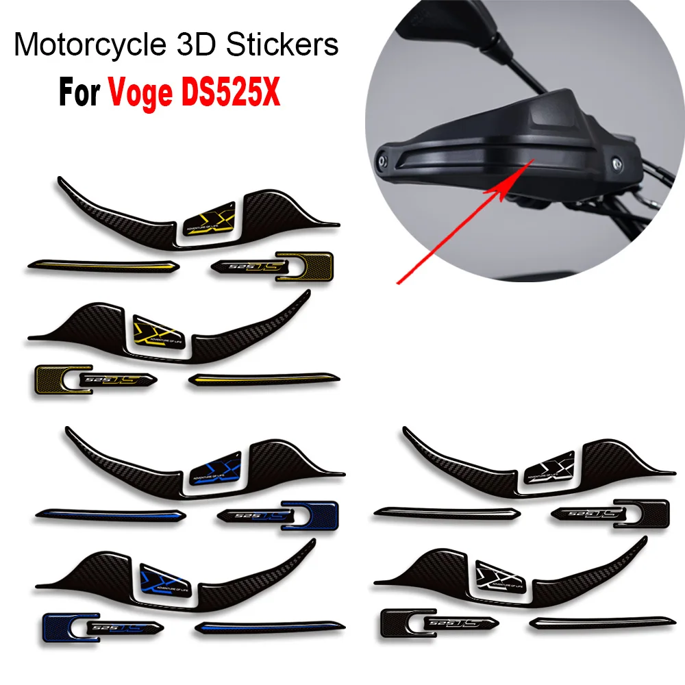 For Voge DS525X DSX525 DS 525X Motorcycle Tank Pad Side Grips Fuel Oil Knee Protector Stickers Decals Accessories