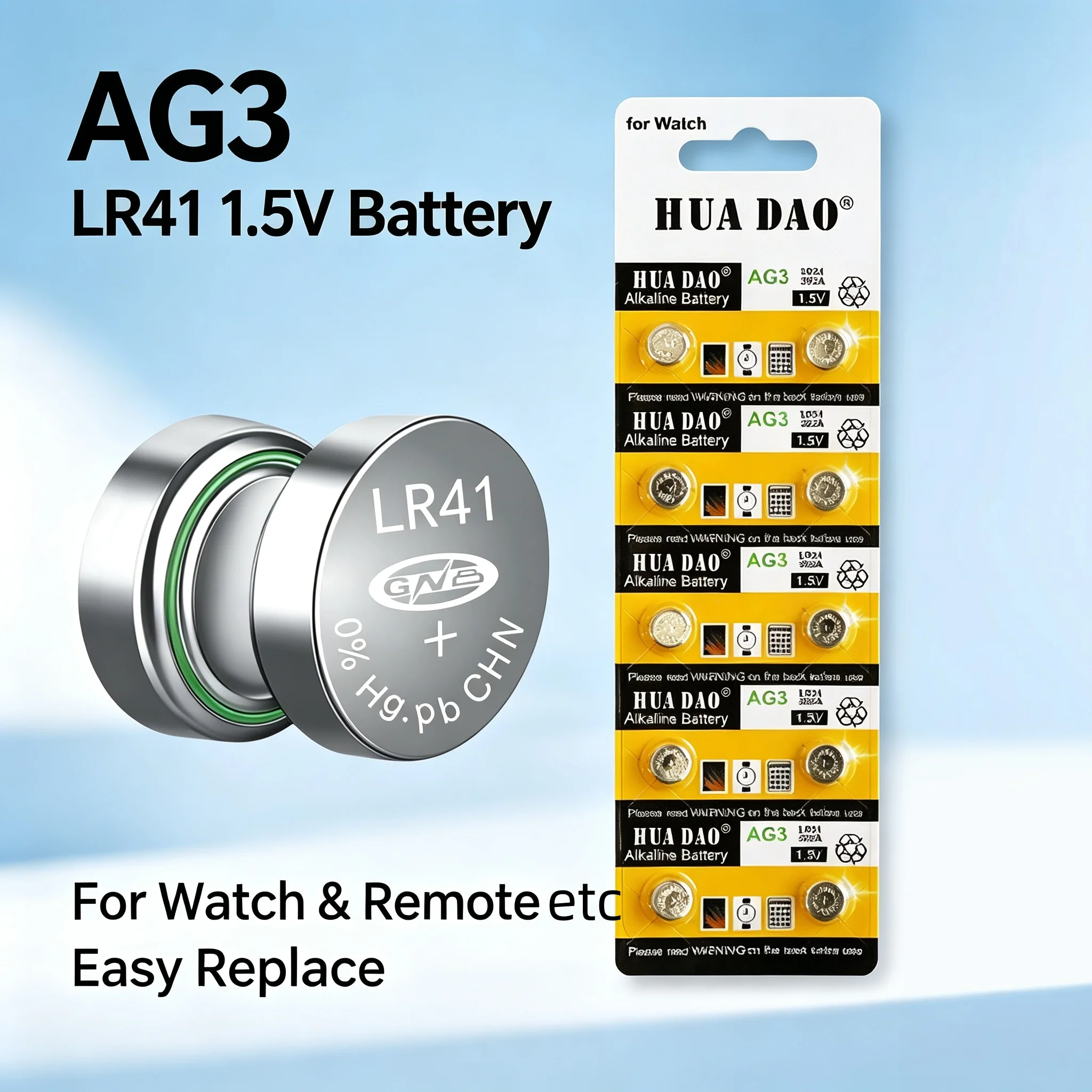 2-50Pcs Ag3 Sr41 L736 Lr41 1.5V Alkaline Button Batteries Stable Voltage Cell For Smart Watch Toys Daily Accessories Calculator