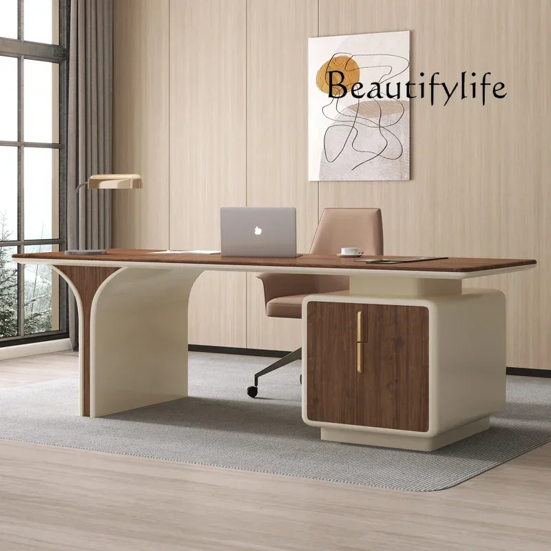 

BJ Storage Desktop Executive Desk Manager With Drawers Office Standing Computer Desks Room Luxury Mesa Escriotorio Office Furnit