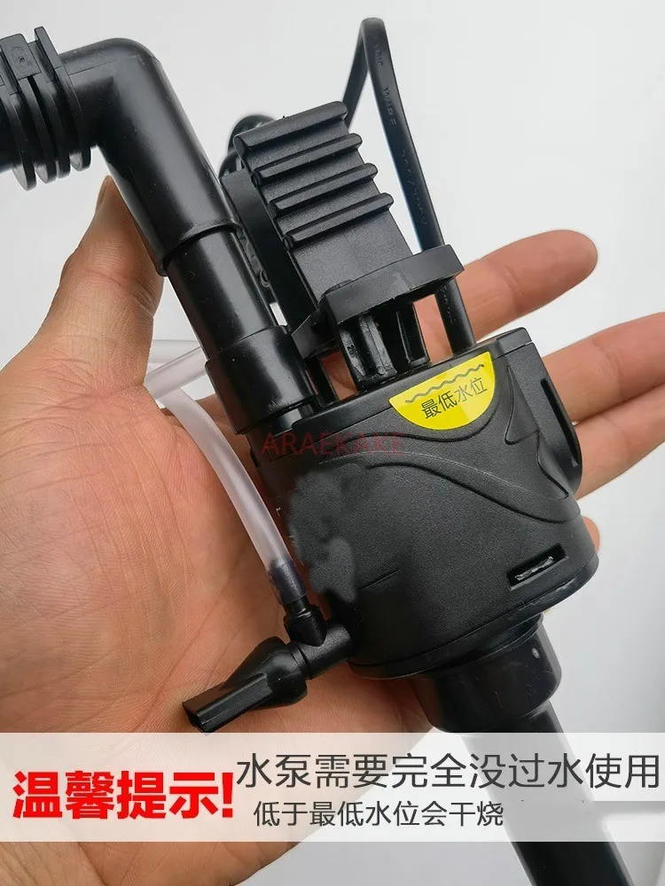 filter box silent circulation pump Fish tank filter three in one water purification circulation small filter top filter external