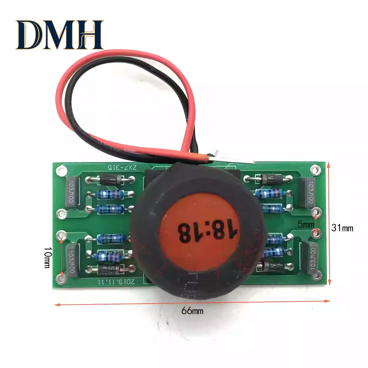 Single tube welding machine driver board T25 18:18 circular drive small board single tube IGBT trigger board circuit board