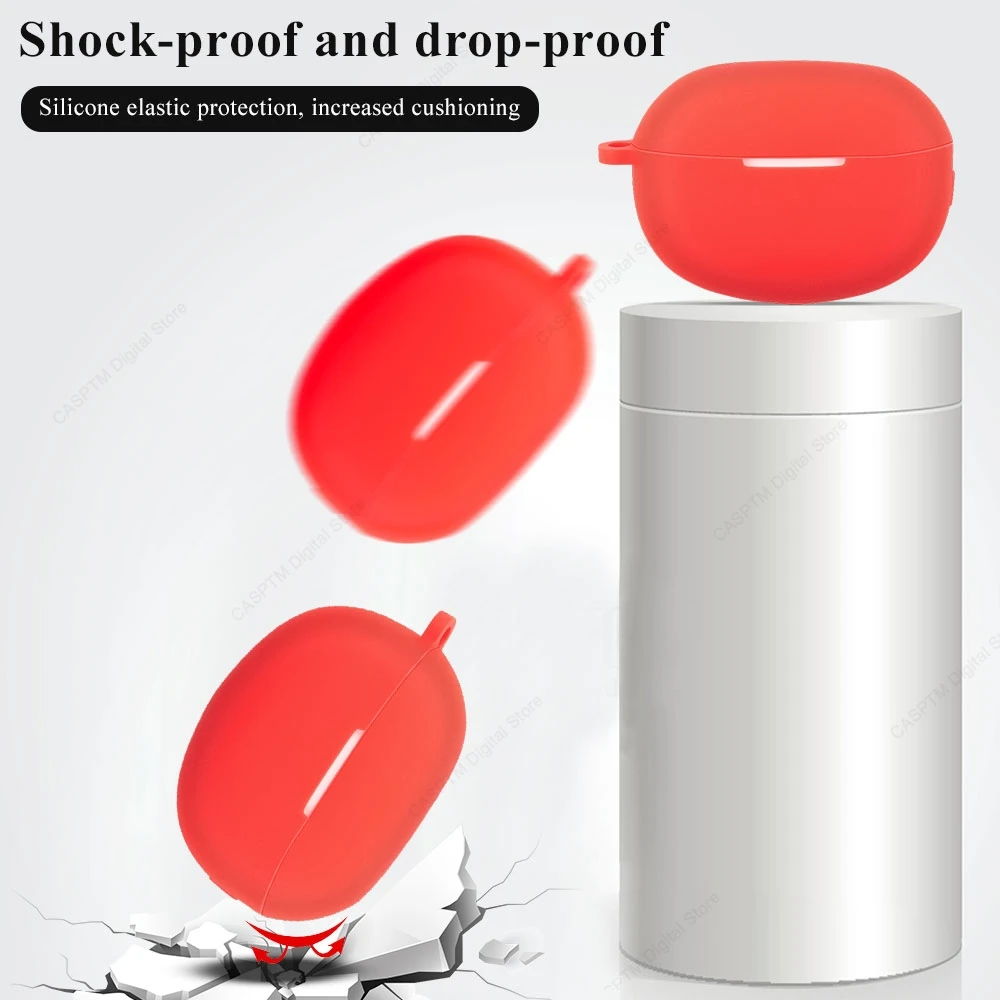 ل Realme براعم الهواء 3 حافظة سماعة رأس لاسلكية غطاء سيليكون ل Realme براعم الهواء 3 air3 الطنانة الهواء 3 حالات واقية كوكه Fundas