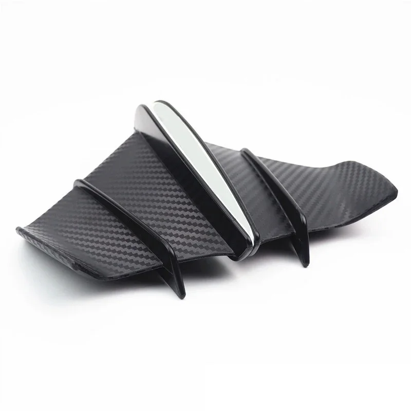 รถจักรยานยนต์ Universal Winglet Fairing Racing Wing ชุดสปอยเลอร์สําหรับ BMW R1200GS R1250GS LC S1000R RR YAMAHA R1 R3 SUZUKI DUCATI