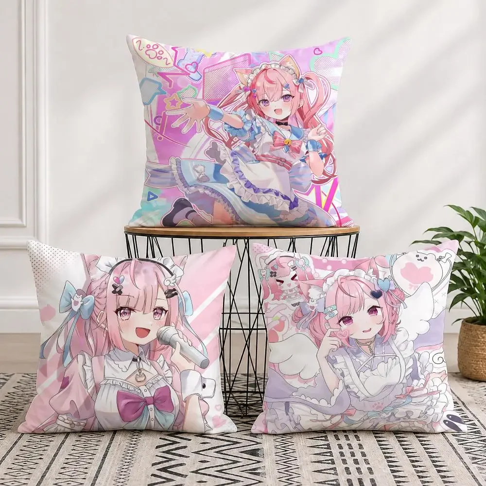 popular Yuuki‑Sakuna Cushion Cover Pillow Cover Nordic Minimalist Throw DoubleSided Print Cushion Case for Sofa Bedroom Decor
