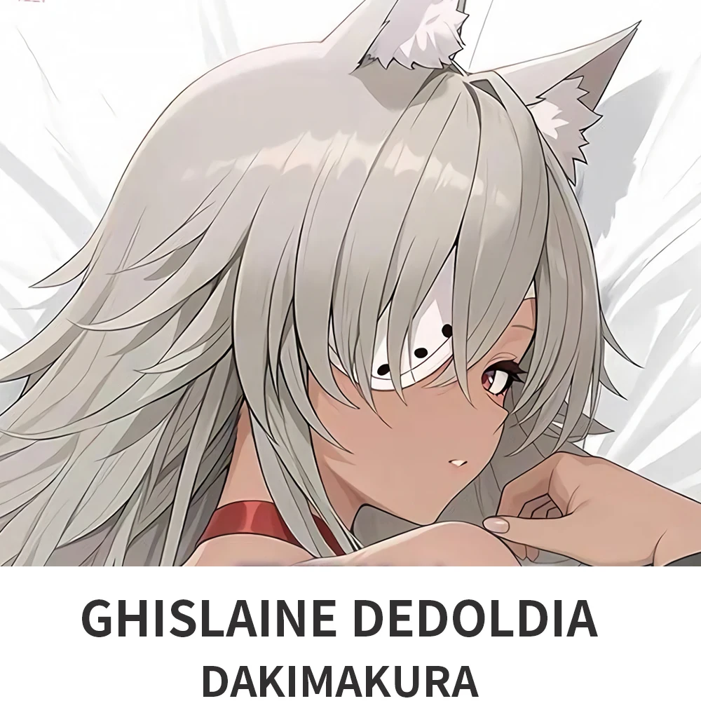Ghislaine Dedoldia Dakimakura 2WAY Hugging Body Pillow Case Anime Pillow Cushion Cover