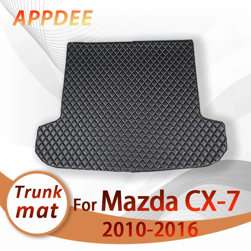 APPDEE Car trunk mat for MAZDA CX-7 SUV 2010 2011 2012 2013 2014 2015 2016 cargo liner carpet interior accessories cover