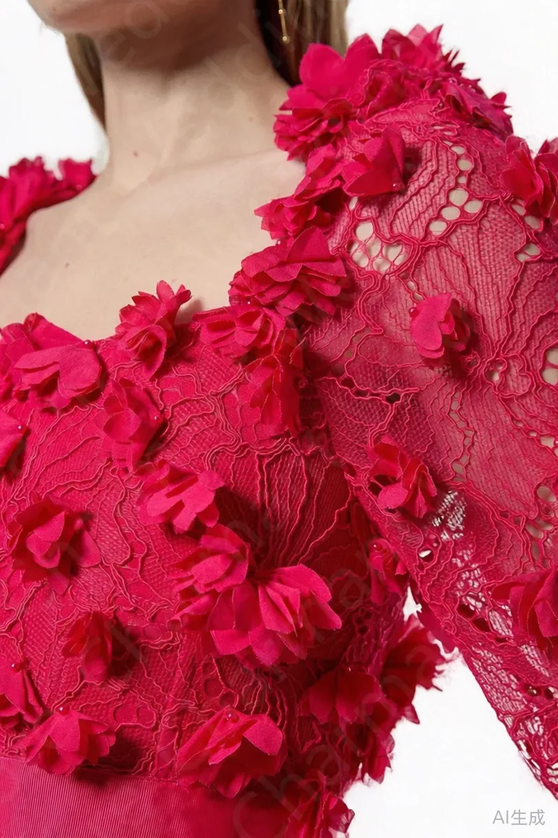 맞춤형 롱 브이넥 크레이프 이브닝 드레스 머메이드 플리츠 와투 트레인 이브닝 드레스 여성용