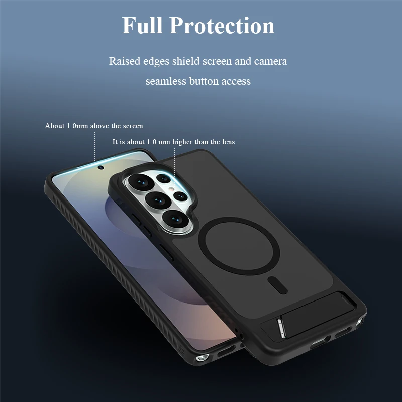 Für Samsung Galaxy S26 Ultra Hülle mit Ständer Magnetische Hülle PC+TPU Linsenschutz für Samsung Galaxy S26 S26+ – Detail 15