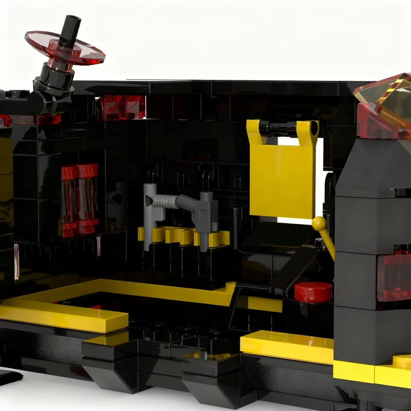 314pcs MOC Planetary Outpost Blacktron Renegade Space Blacktron I Model Building Blocks Architecture Art Collection Creative