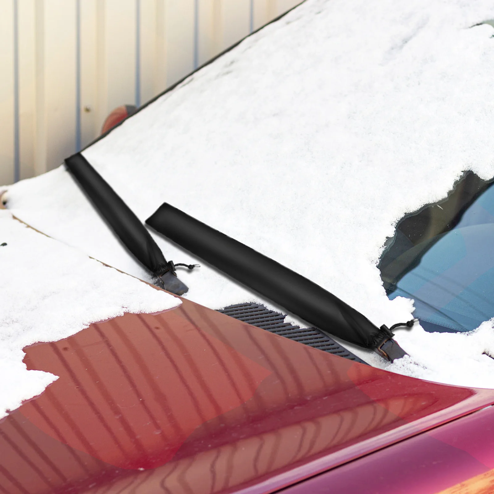 

ULTECHNOVO Car Wiper Covers Pair Waterproof Windshield Protectors Rain Snow Bird Poop Guard Easy Install for Cars SUVs