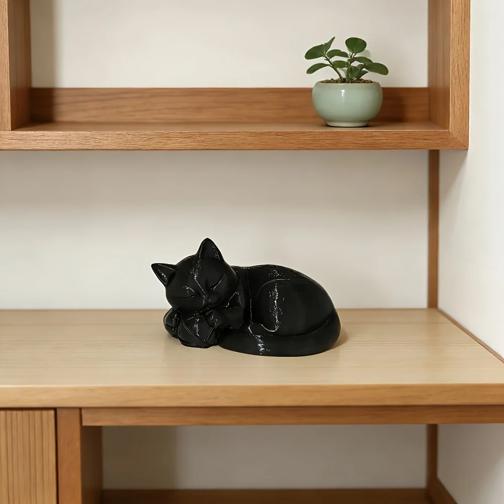 Lazy Pillow Kitten Ornament, Suitable for Desk, Bedroom, Office, Car, Cat Enthusiasts Ideal Gift, Healing Perfect Gift