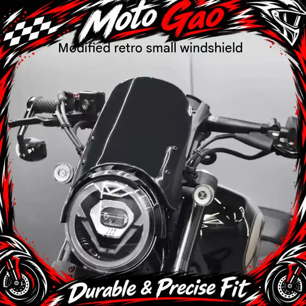 【Precise Fit】Aftermarket Headlight Cover/Mini Retro Windshield/Headlight Guard Mesh/Fairing Trim for VOGE CU250
