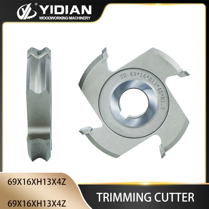 1PAIR 69X16/20XH13X4 PVC  Fine Trimming Cutter for KDT Edge Banding Machine Frofile Trimming Tools EC101&EC102