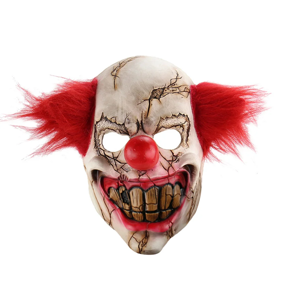 

Clown Costume Creepy Evil Scary Halloween Clown Adult Ghost Festive Party Supplies Decoration scary halloween masks