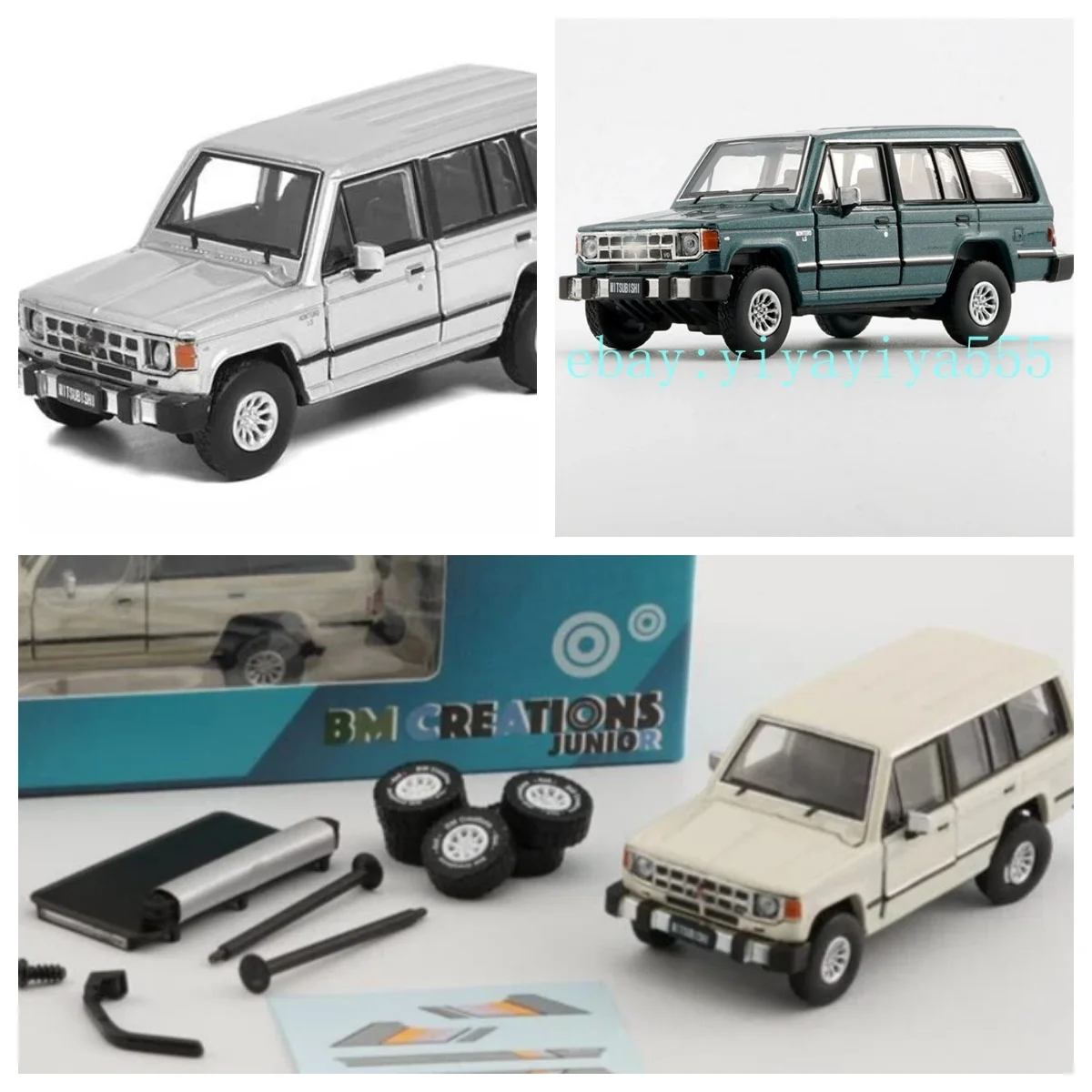 

BM Creations 1983 1st Gen Pajero MK1 SUV Diecast Model Car